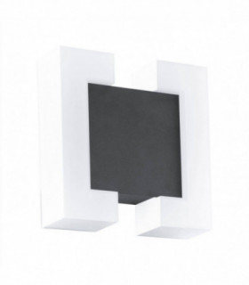 LED Outdoor Flush Wall Light Anthracite IP44
