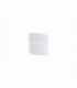 LED Outdoor Flush Wall Light White IP44