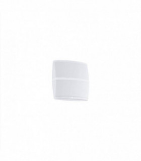 LED Outdoor Flush Wall Light White IP44