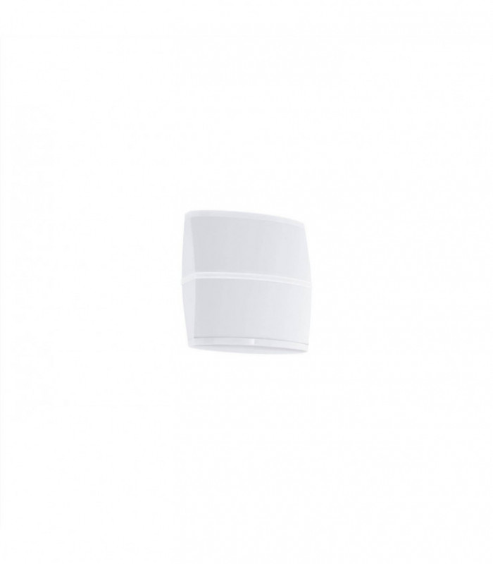 LED Outdoor Flush Wall Light White IP44