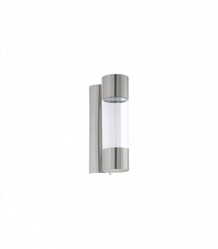 LED Outdoor Flush Wall Light Stainless Steel IP44