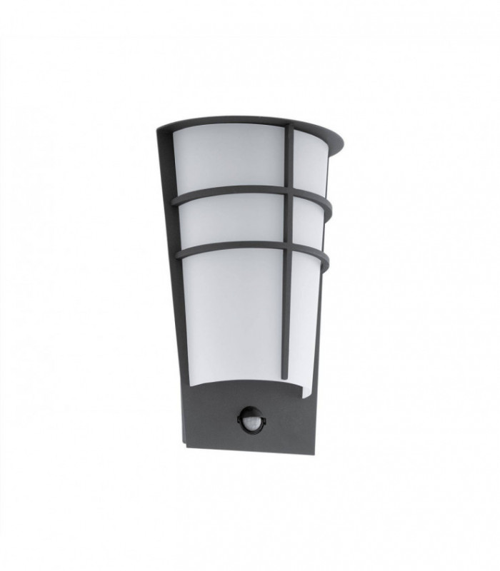 LED Outdoor Wall Light with PIR Motion Sensor Anthracite IP44