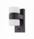 LED Outdoor Up Down Wall Light with PIR Motion Sensor Anthracite IP44