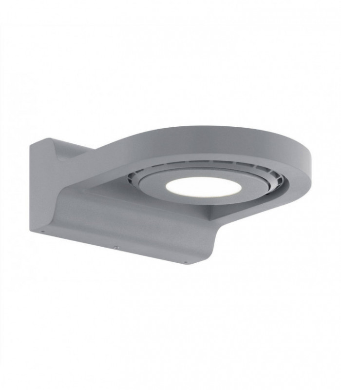 LED Outdoor Wall Light Silver IP44