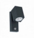 LED Outdoor Wall Light with PIR Motion Sensor Anthracite IP44