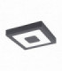 LED Outdoor Flush Ceiling Light Anthracite IP44