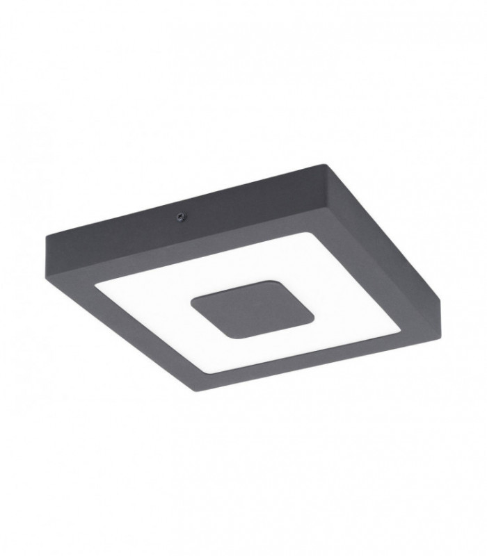 LED Outdoor Flush Ceiling Light Anthracite IP44