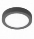 LED Outdoor Flush Ceiling Light Anthracite IP44