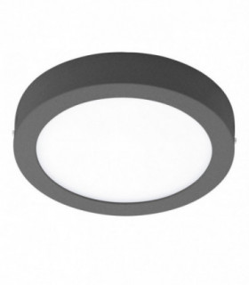 LED Outdoor Flush Ceiling Light Anthracite IP44