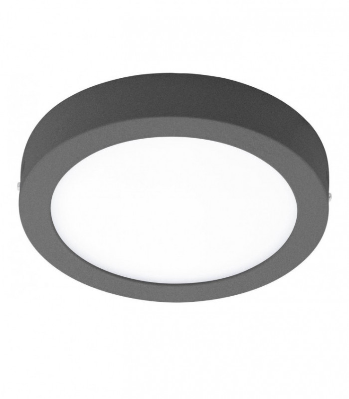 LED Outdoor Flush Ceiling Light Anthracite IP44