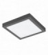 LED Outdoor Flush Ceiling Light Anthracite IP44