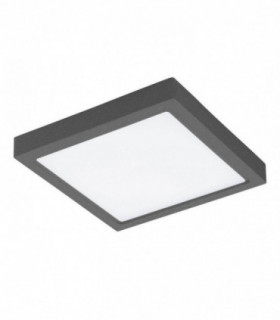 LED Outdoor Flush Ceiling Light Anthracite IP44
