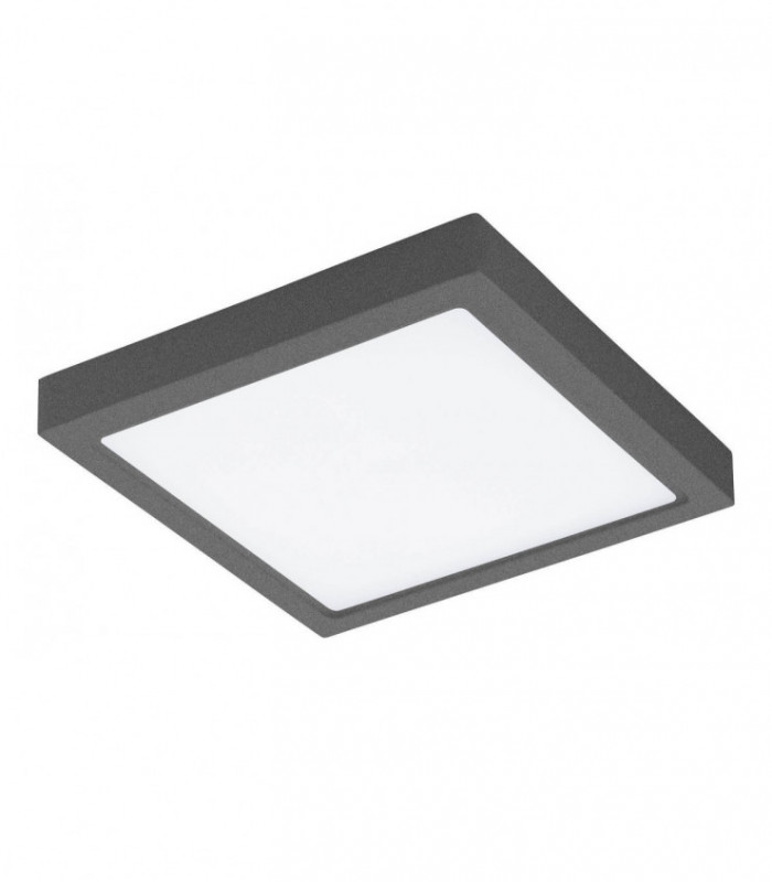 LED Outdoor Flush Ceiling Light Anthracite IP44