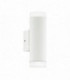 Outdoor Up Down Wall Light White IP44, GU10