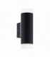 Outdoor Up Down Wall Light Black IP44, GU10