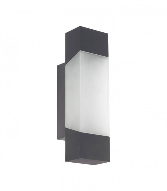 LED Outdoor Flush Wall Light Anthracite IP44