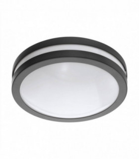 LED Outdoor Flush Ceiling / Wall Light Anthracite IP44
