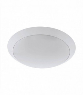 LED Outdoor Flush Ceiling / Wall Light White IP44