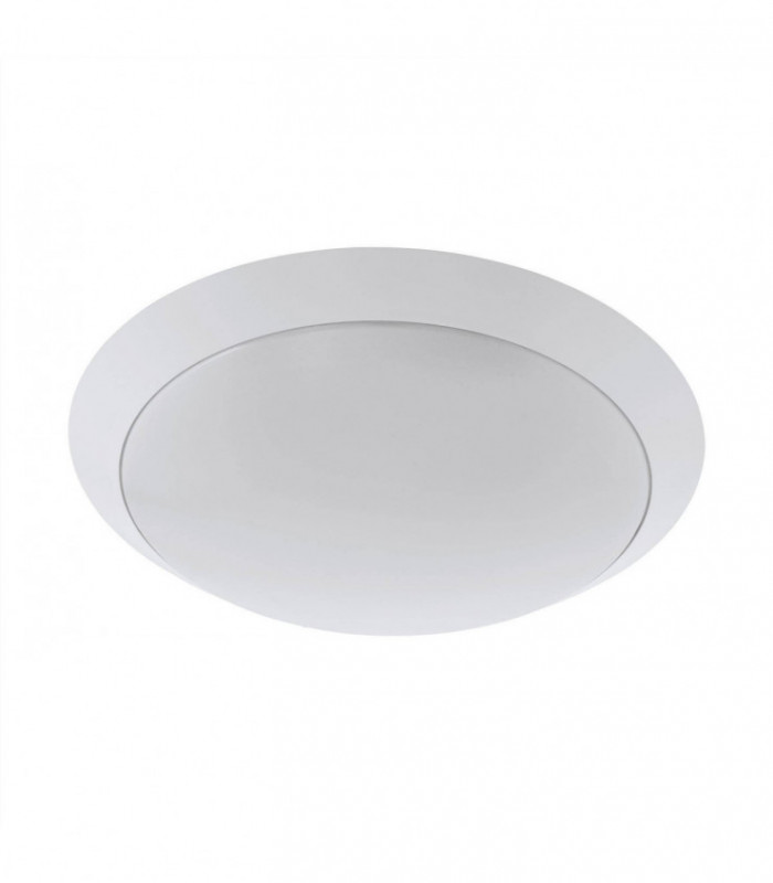 LED Outdoor Flush Ceiling / Wall Light White IP44
