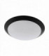 LED Outdoor Flush Ceiling / Wall Light Black IP44