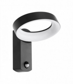 LED Outdoor Wall Light with PIR Motion + Dawn / Dusk Sensor Anthracite IP44