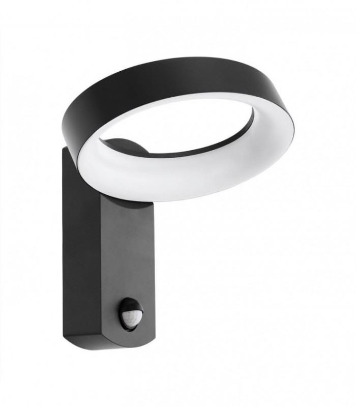 LED Outdoor Wall Light with PIR Motion + Dawn / Dusk Sensor Anthracite IP44