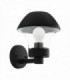 1 Light Outdoor Wall Lantern Black IP44, E27