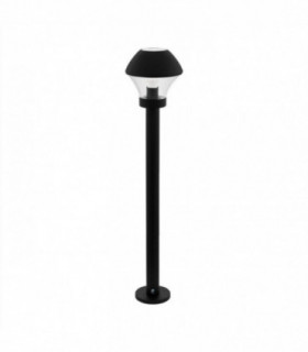 1 Light Outdoor Bollard Light Black IP44, E27