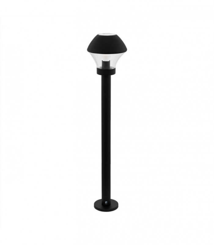1 Light Outdoor Bollard Light Black IP44, E27