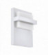 LED Outdoor Flush Wall Light White IP44