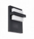 LED Outdoor Flush Wall Light Anthracite IP44