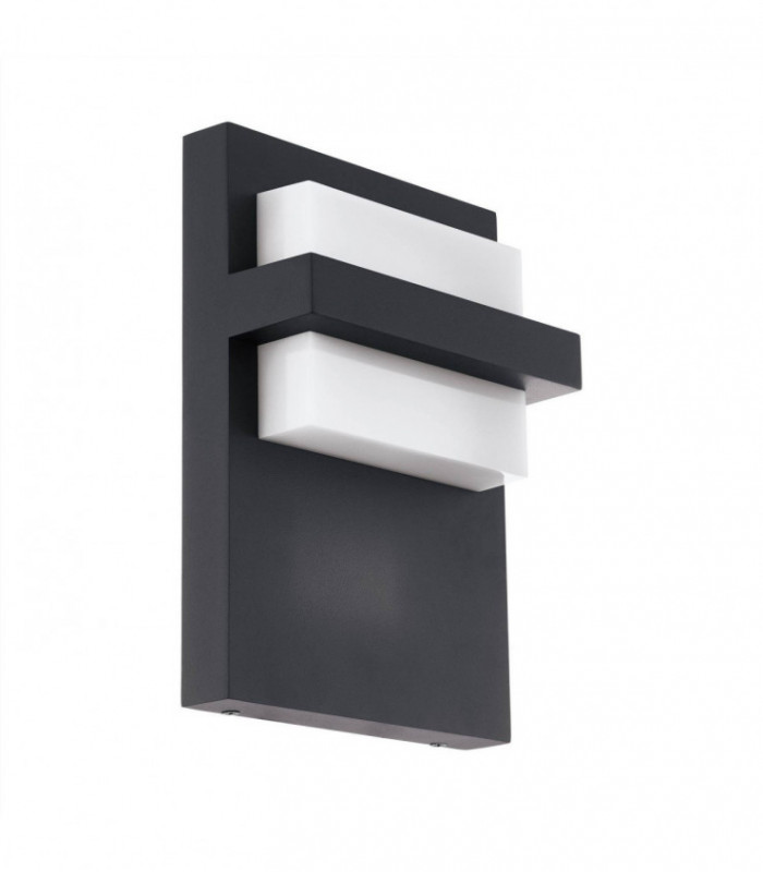 LED Outdoor Flush Wall Light Anthracite IP44