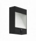 LED Outdoor Flush Wall Light with Motion + Dawn / Dusk Sensor Anthracite, White IP44