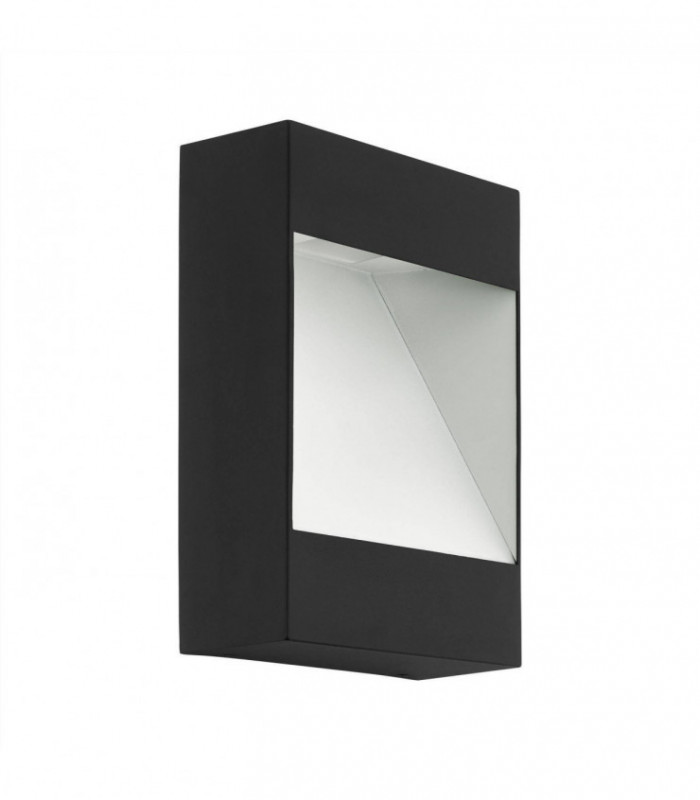 LED Outdoor Flush Wall Light Anthracite, White IP44