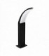 LED Outdoor Short Bollard Light Black IP44