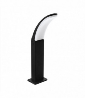 LED Outdoor Short Bollard Light Black IP44