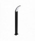 LED Outdoor Tall Bollard Light Black IP44