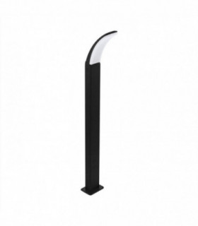 LED Outdoor Tall Bollard Light Black IP44
