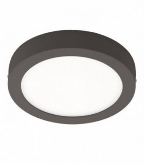 LED Outdoor Flush Ceiling Light Anthracite IP44