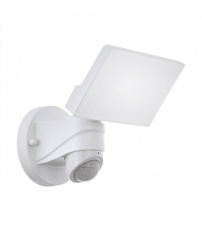 LED Outdoor Flood Wall Light with PIR Motion Sensor White 6567