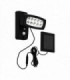 LED Outdoor Solar PIR Motion Sensor Wall Light Black