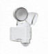 LED Outdoor Flood Wall Light with PIR Motion Sensor White IP44