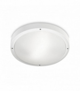 Outdoor LED Round Flush Ceiling Light Basic White 36cm 3225lm 3000K IP65