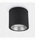 Outdoor LED Surface Mounted Ceiling Light Black 12.6cm 1324lm 3000K IP65