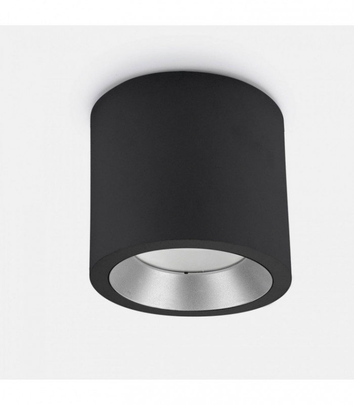Outdoor LED Surface Mounted Ceiling Light Black 12.6cm 1324lm 3000K IP65