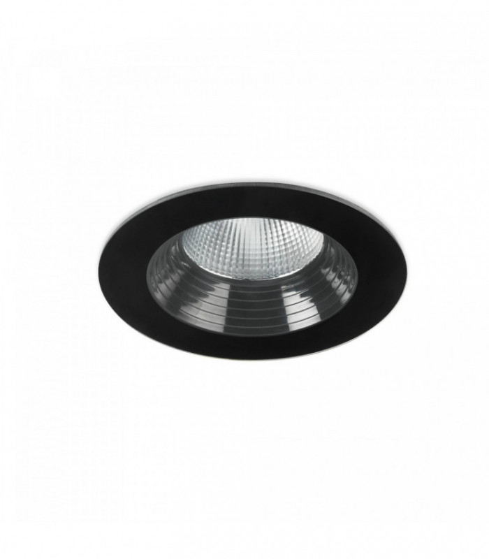 Outdoor LED Recessed Downlight Black 17.5cm 1850lm 3000K IP65