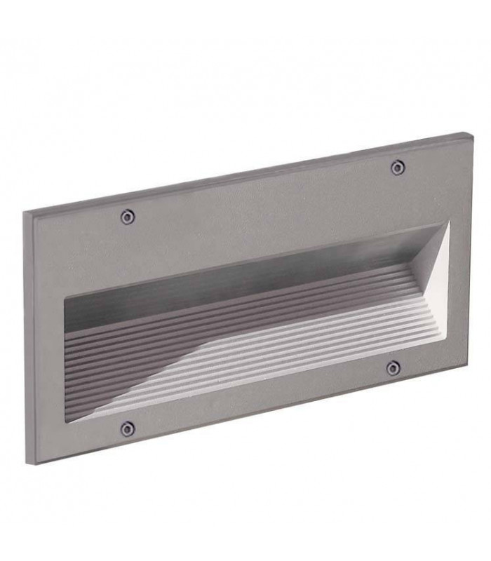 Outdoor Recessed Wall Light Grey 1x G24D3 IP44