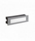 Outdoor LED Recessed Wall Light Grey 29.8cm 1140lm 3000K IP65