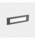 Outdoor LED Recessed Wall Light Dark Grey 29.8cm 1215lm 4000K IP65