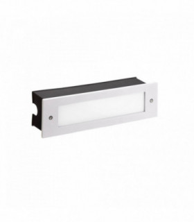 Outdoor LED Recessed Wall Light White 29.8cm 1140lm 3000K IP65